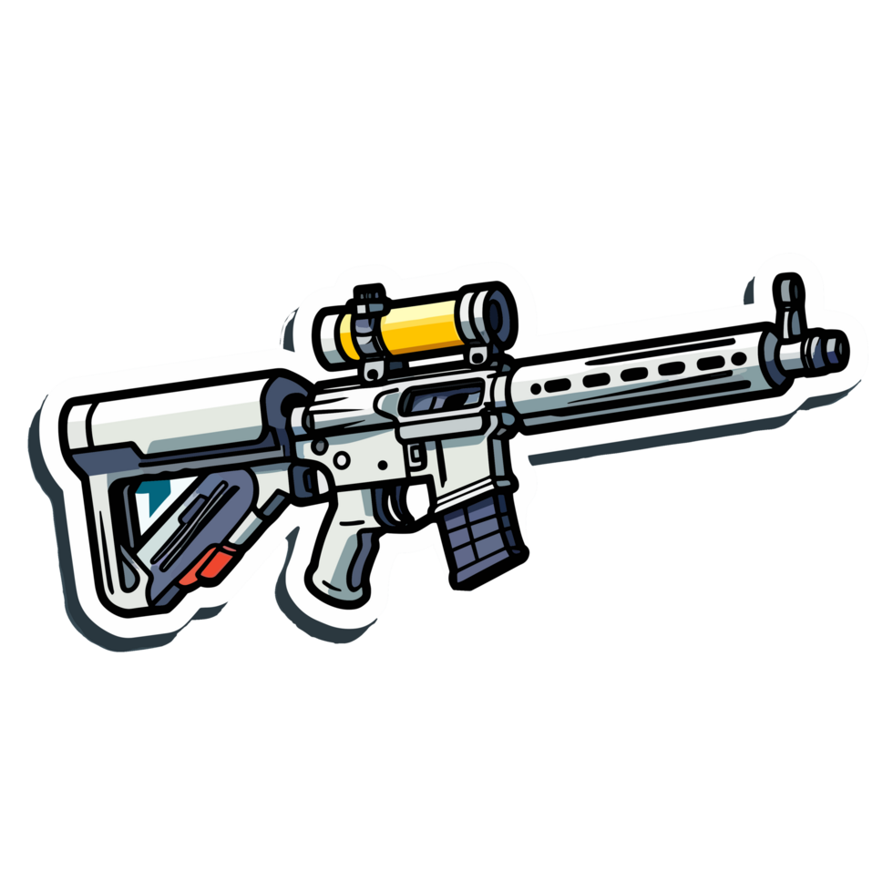 Colorful Gun - png