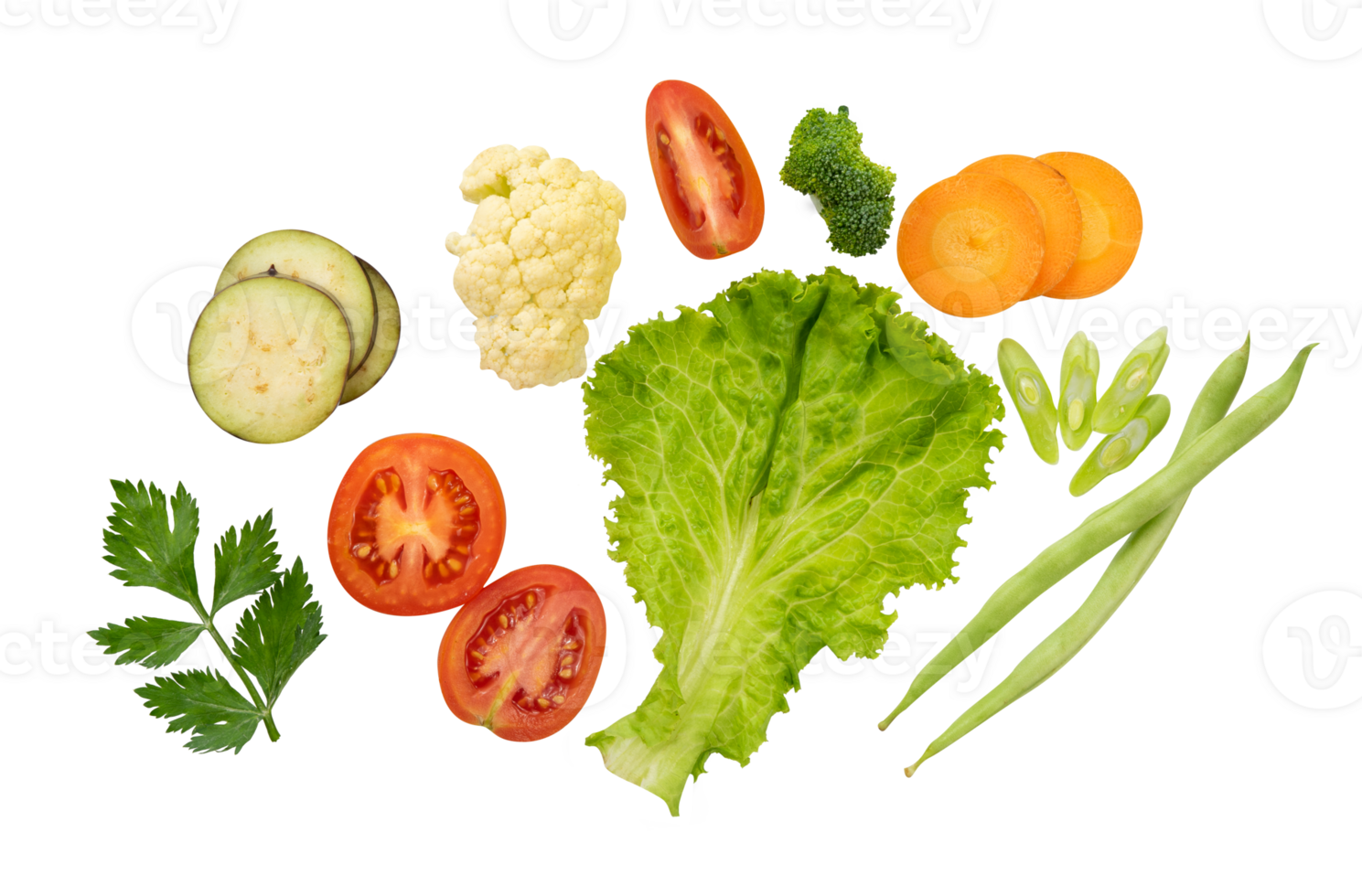 Set of vegetable composition. Fresh raw healthy food png