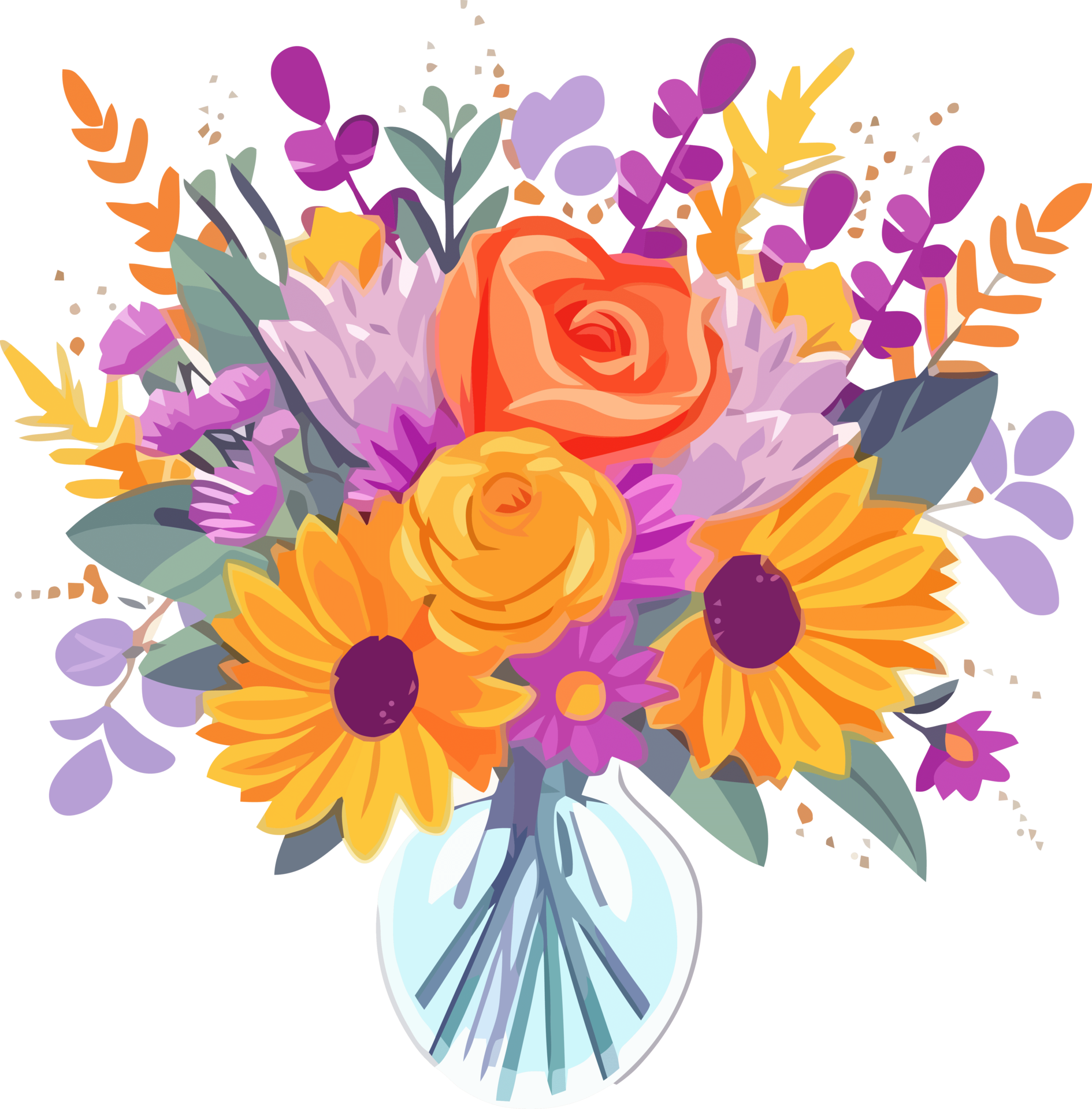 Summer Flowers Clipart Free