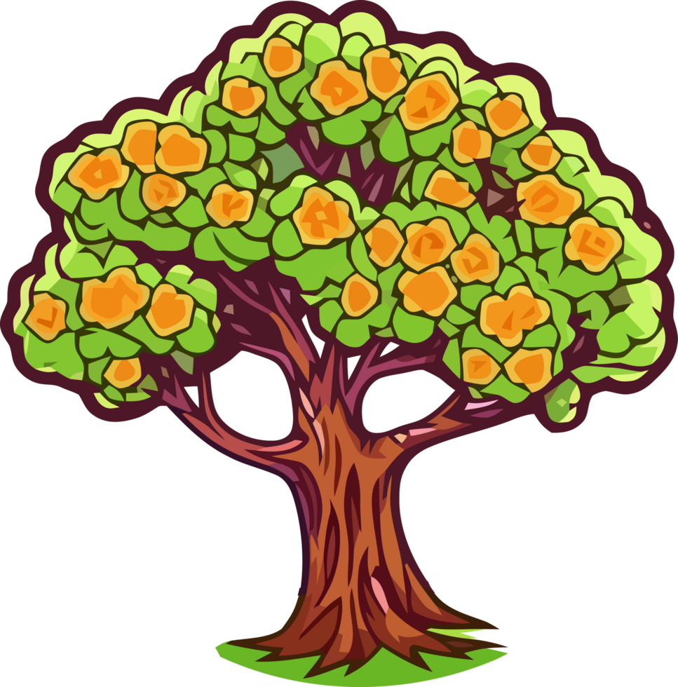 Enchanting Spring Tree Artwork, Symbol of Growth 24478206 PNG