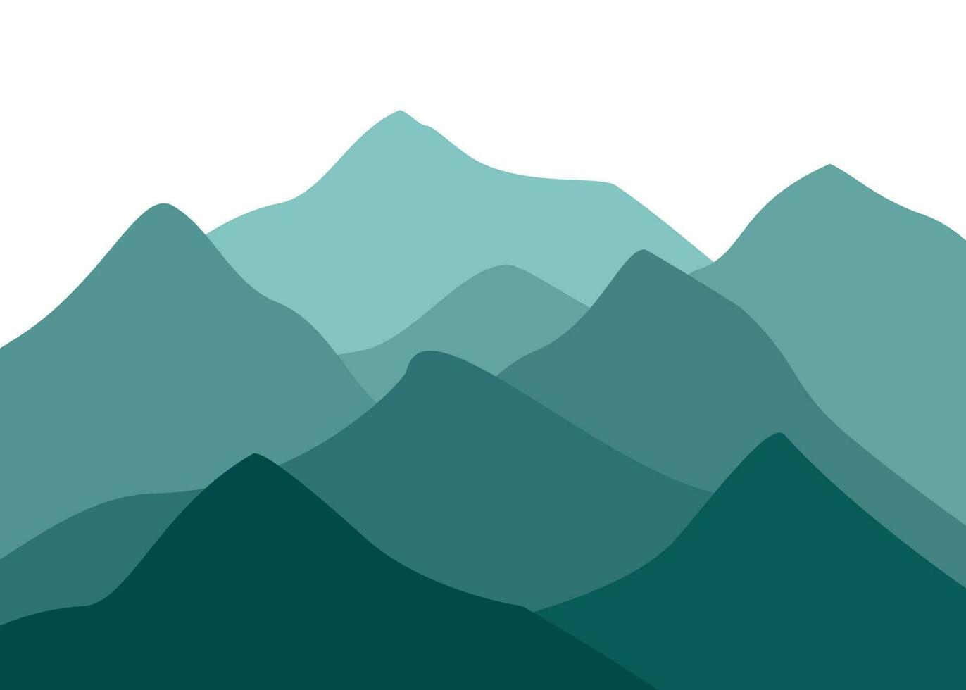 mountain green stacke background vector