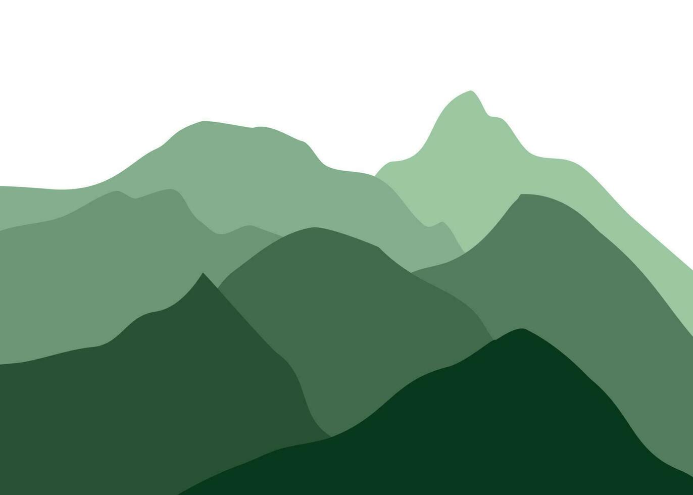 mountain green stacke background vector