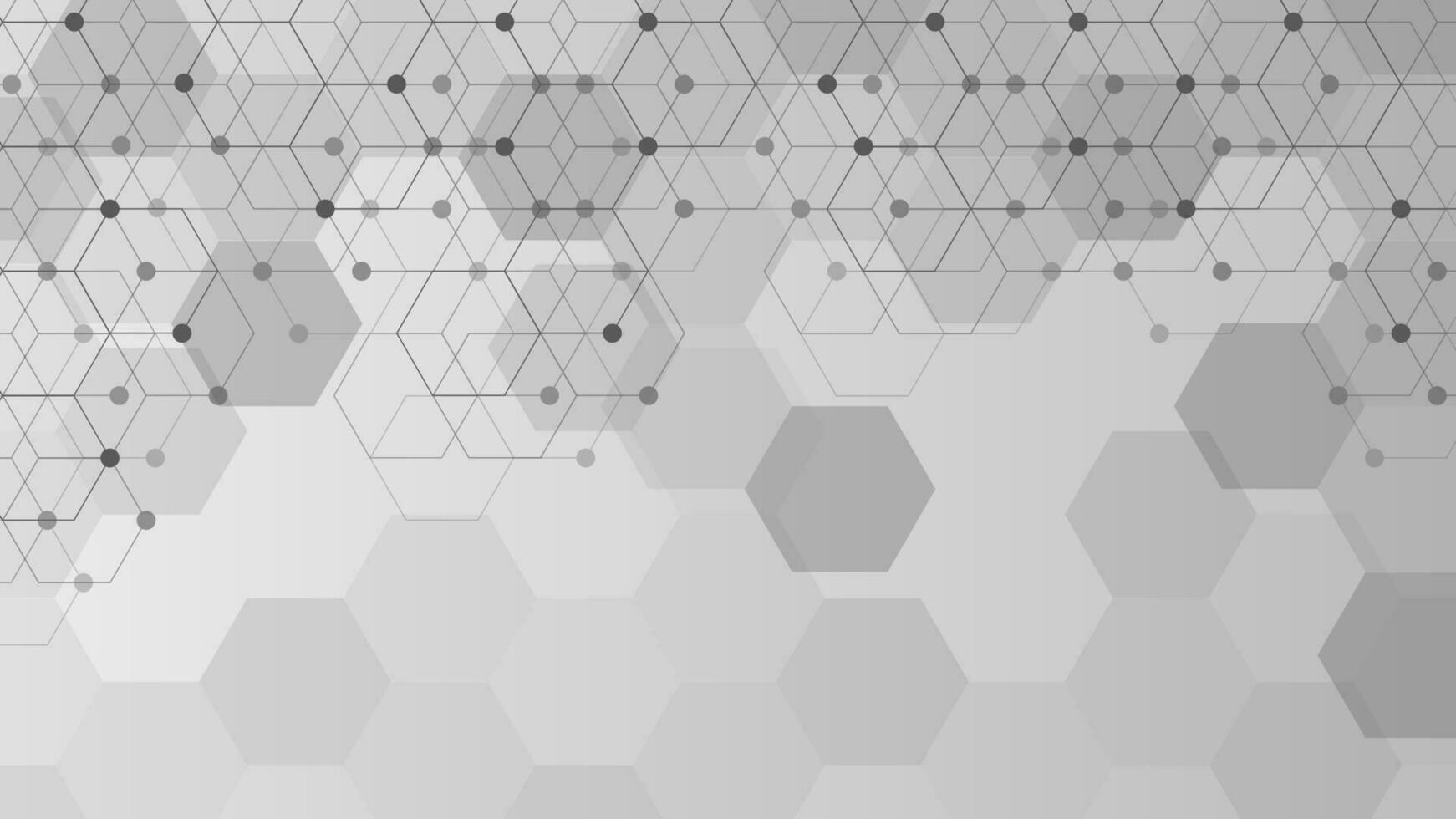 Abstract geometric shapes and hexagon pattern background for medicine, chemistry, science and technology concept design. Vector illustration.