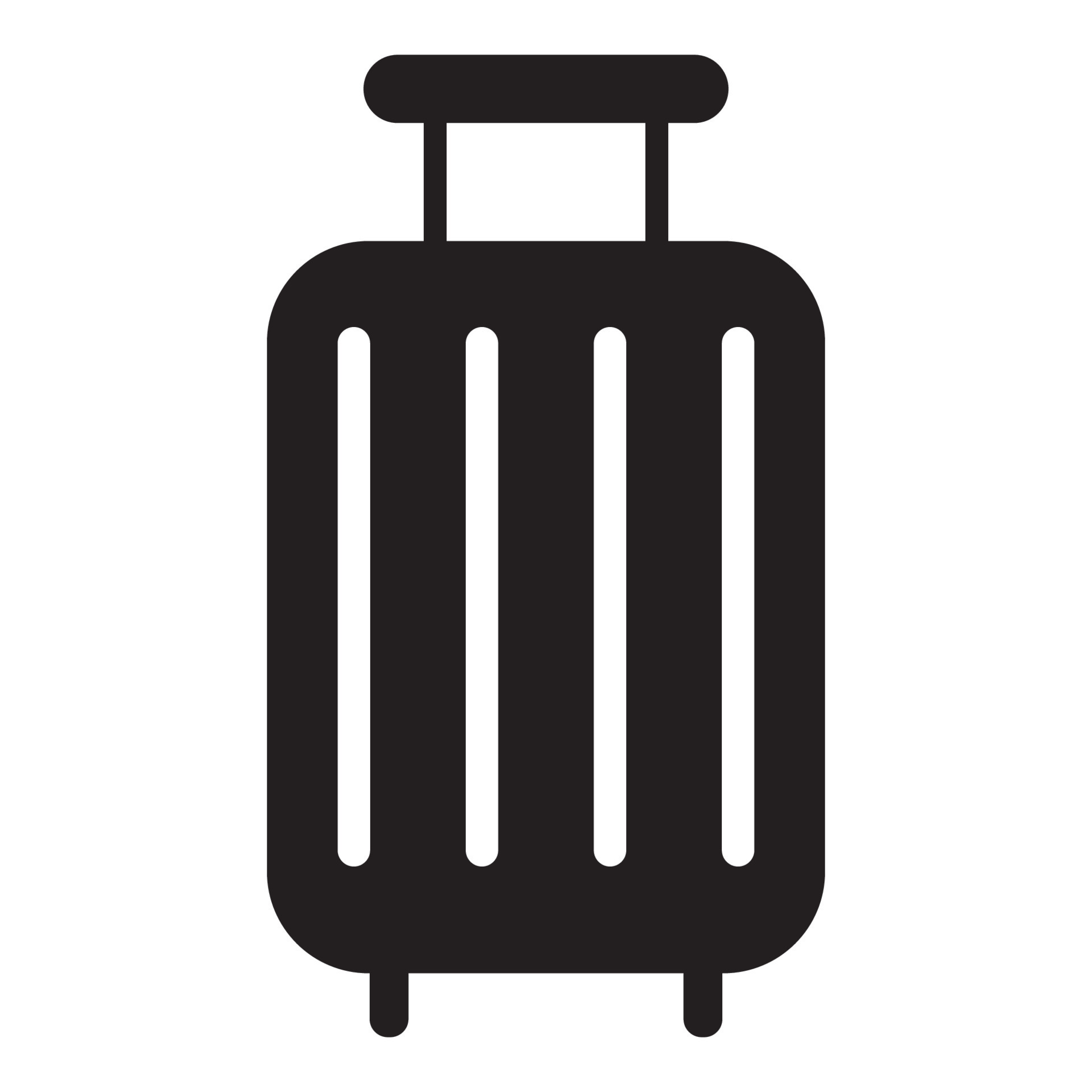 suitcase icon vector 24478494 Vector Art at Vecteezy