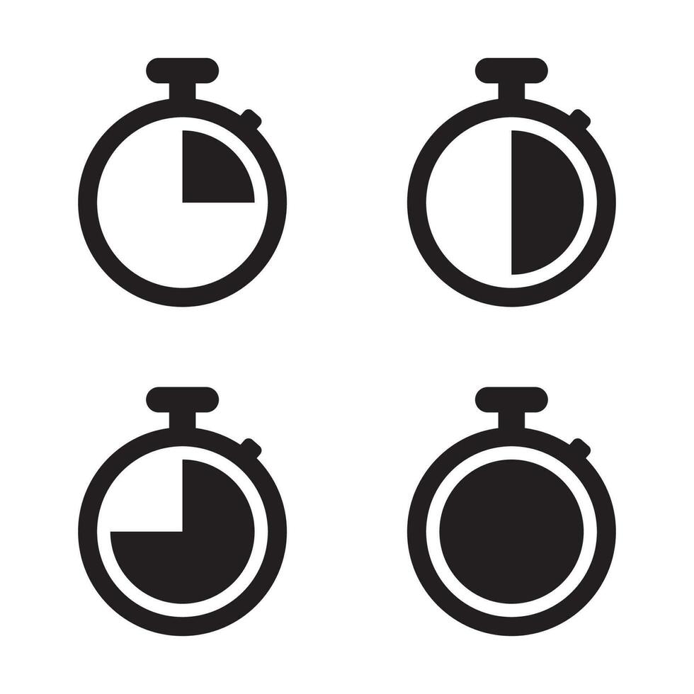 stopwatch icon vector 24478497 Vector Art at Vecteezy