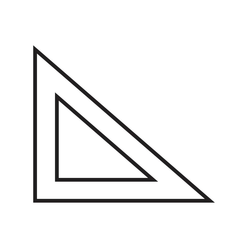 ruler icon vector