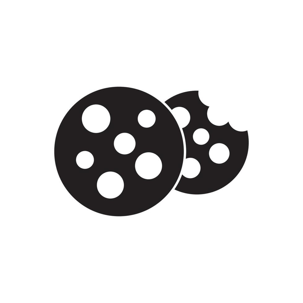 cookie icon vector