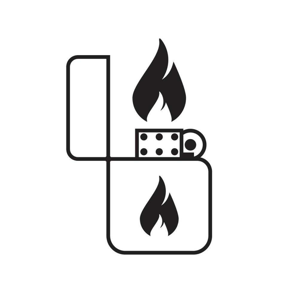 lighter icon vector