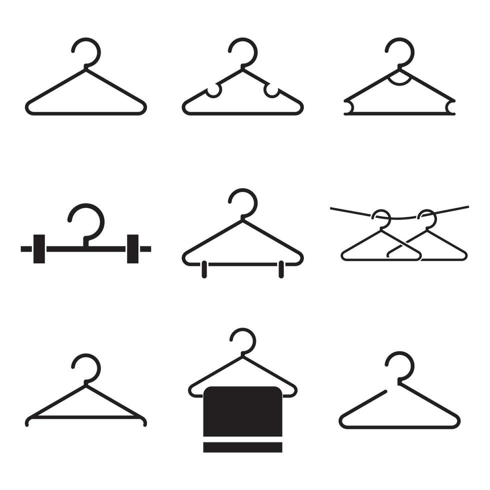 hanger icon vector