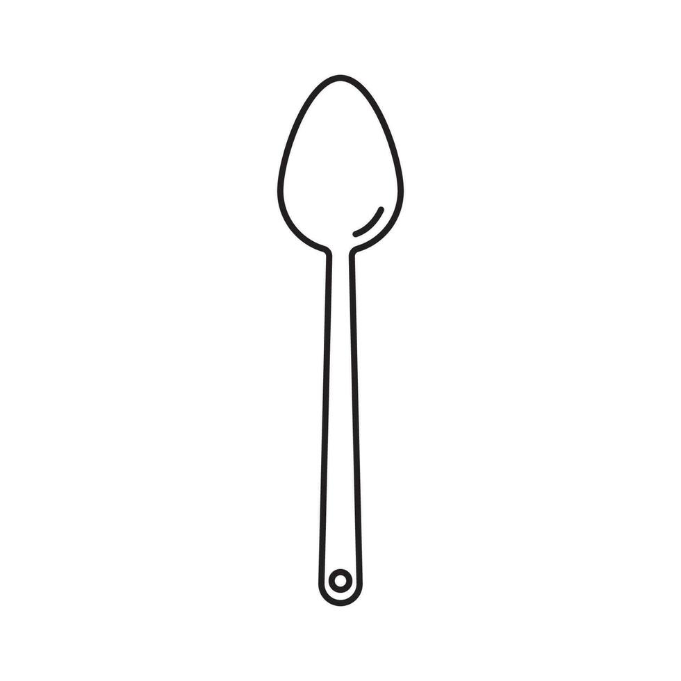 vector de icono de cuchara