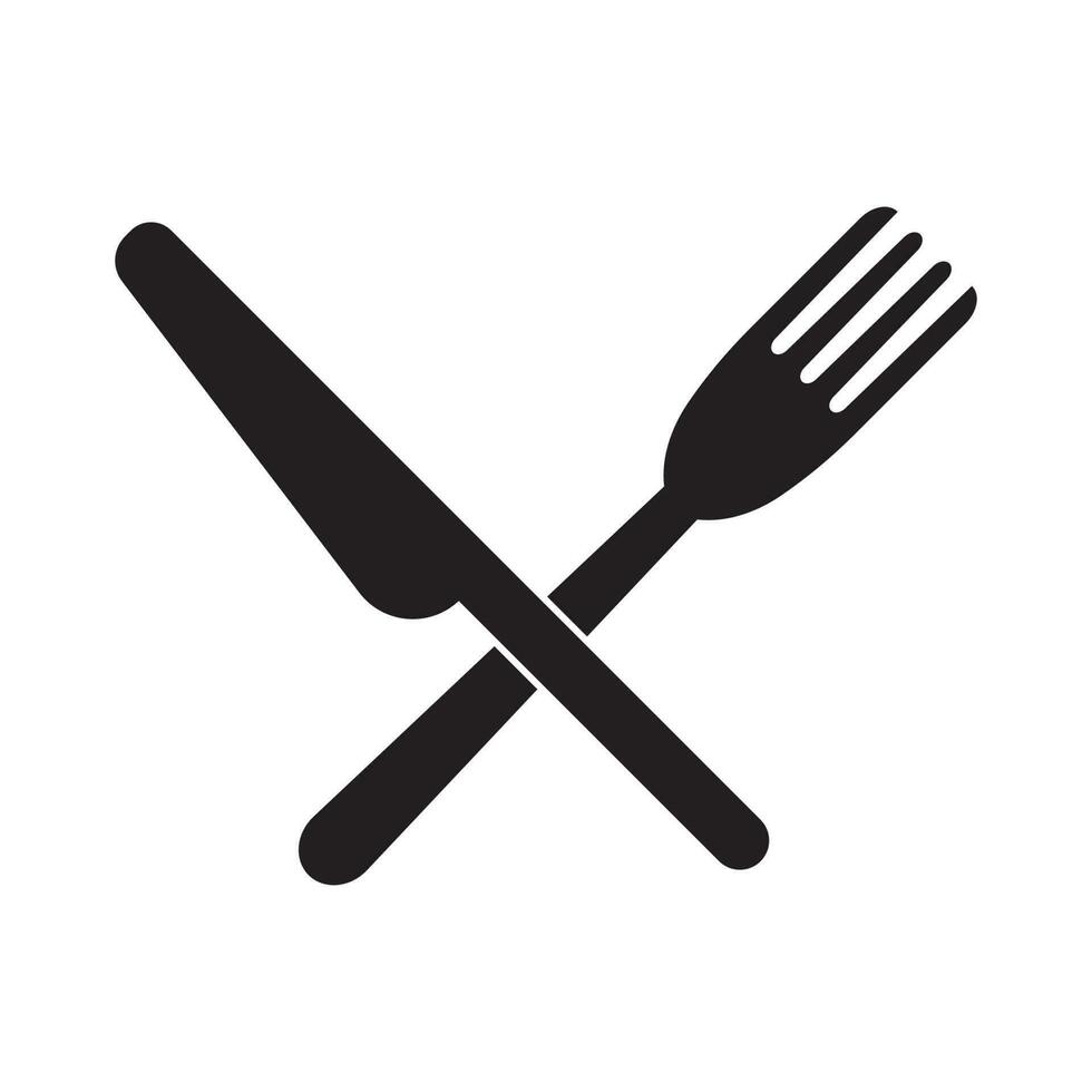 cutlery icon vector