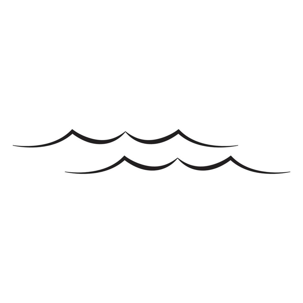 wave icon vector