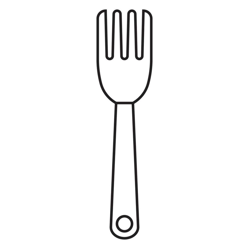 fork icon vector