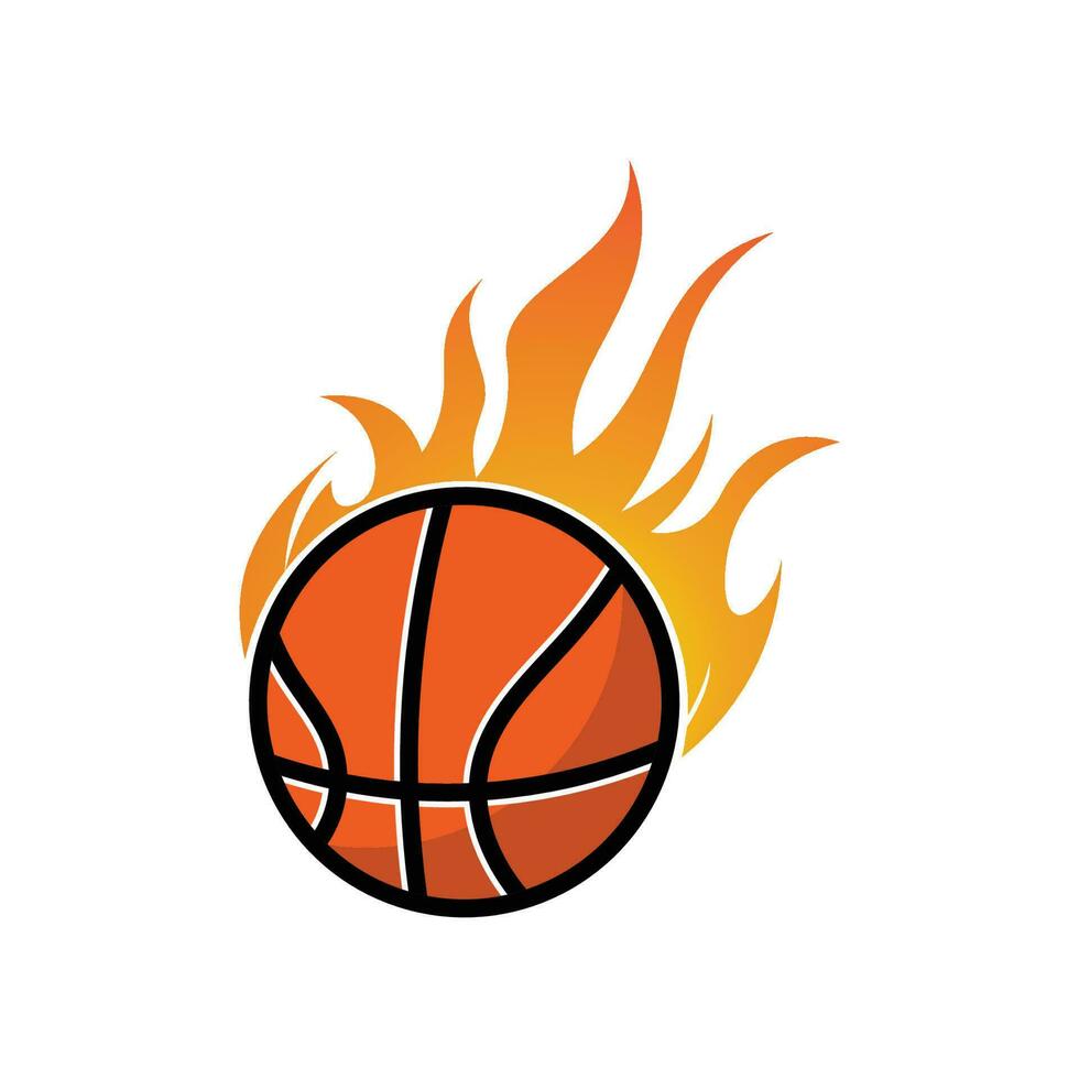 plantilla de diseño de vector de logo de baloncesto