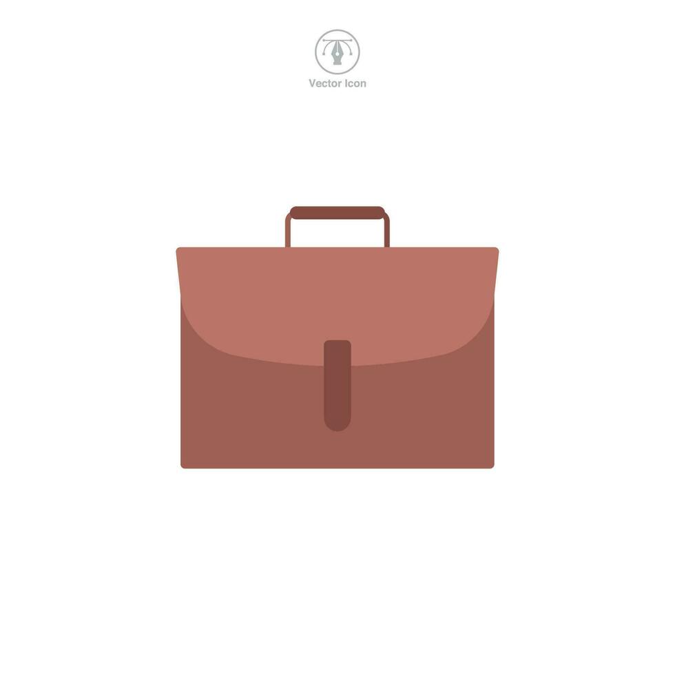 Briefcase icon symbol template for graphic and web design collection logo vector illustration