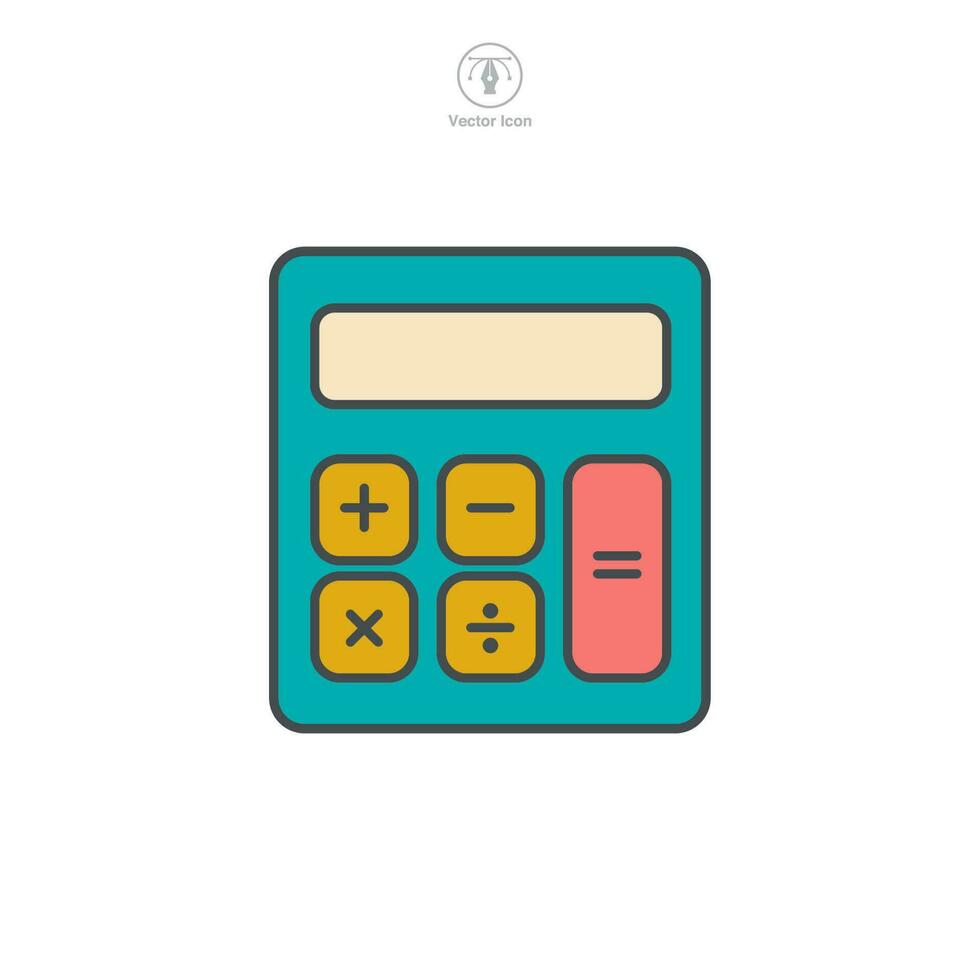 Calculator Icon symbol template for graphic and web design collection logo vector illustration