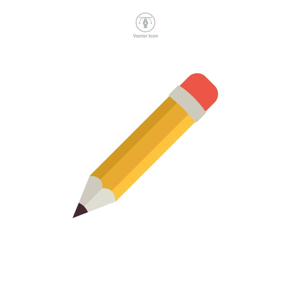 Pencil Icon symbol template for graphic and web design collection logo vector illustration