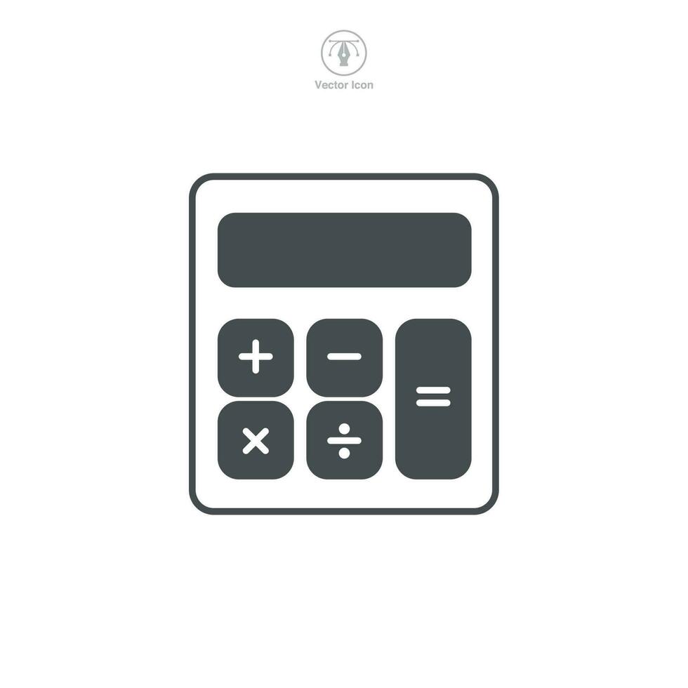 Calculator Icon symbol template for graphic and web design collection logo vector illustration
