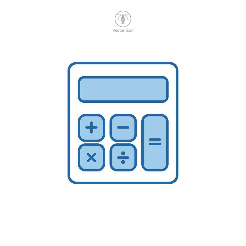 Calculator Icon symbol template for graphic and web design collection logo vector illustration