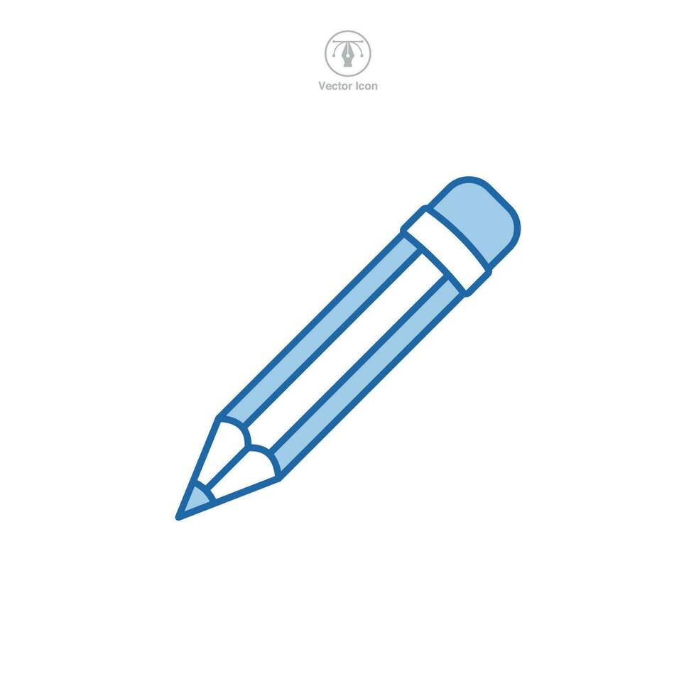 Pencil Icon symbol template for graphic and web design collection logo vector illustration