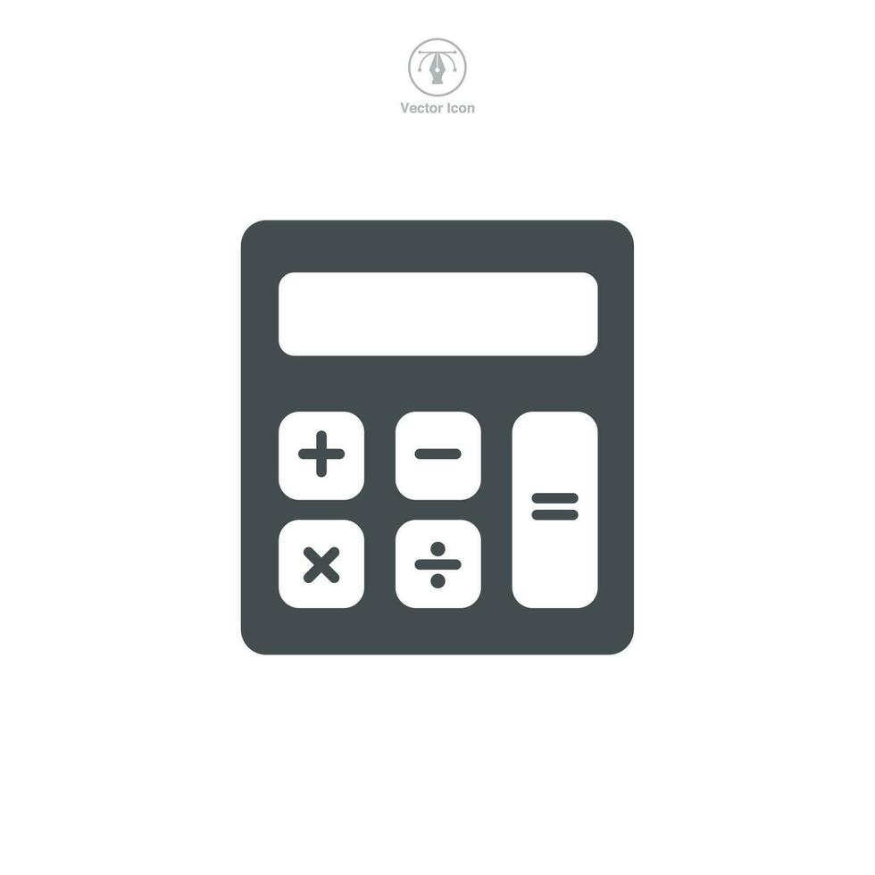 Calculator Icon symbol template for graphic and web design collection logo vector illustration