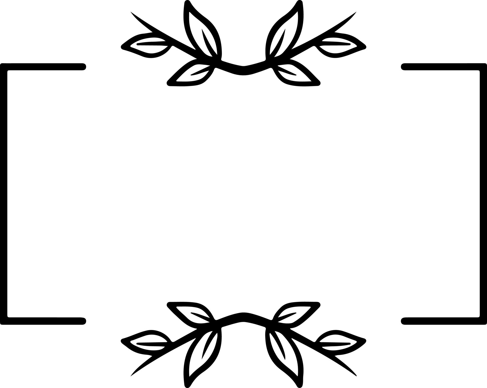 Black rectangle border for graphics design 24479943 Vector Art at Vecteezy