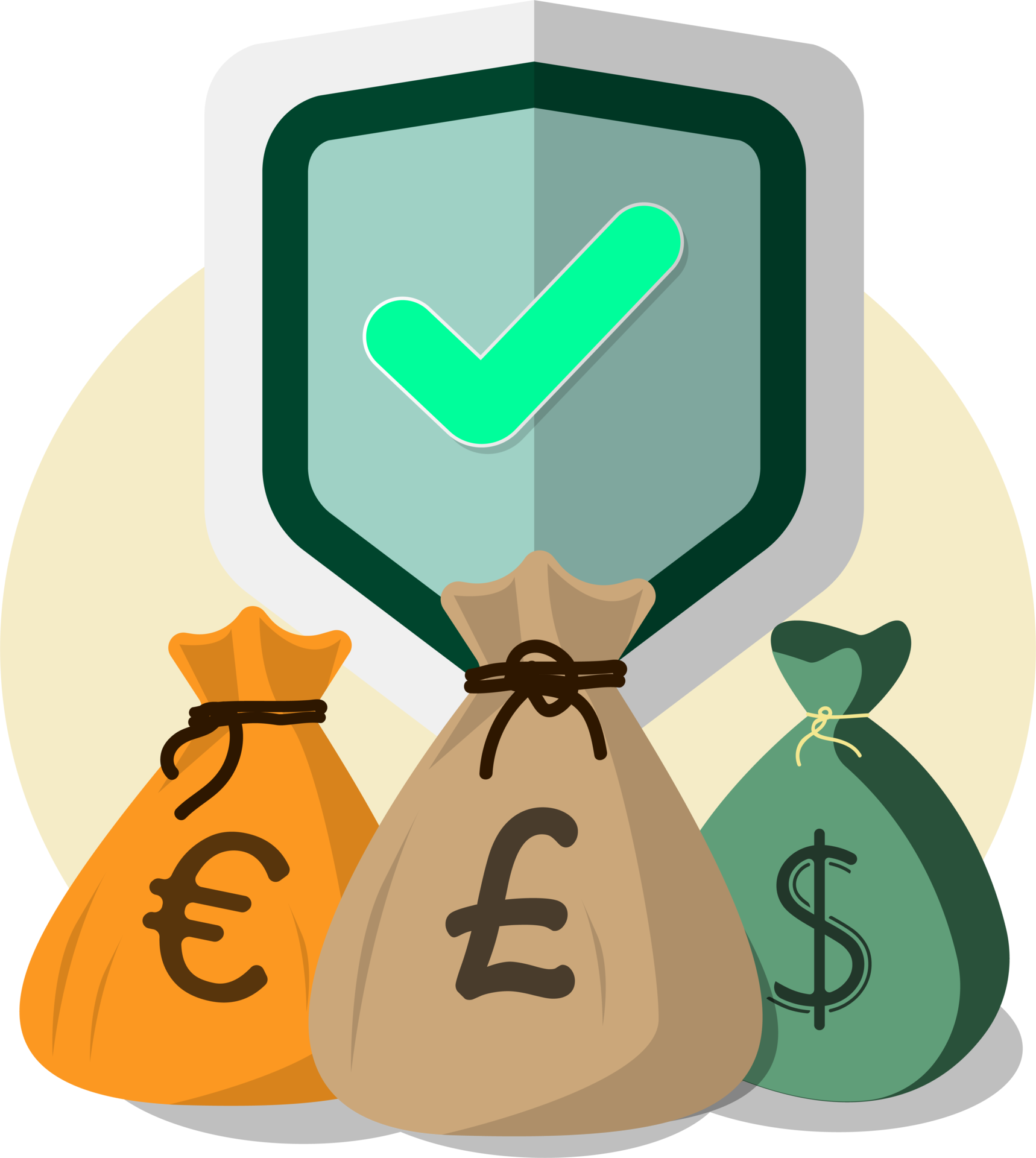 financiero seguridad, dinero proteccion. financiero seguro garantizado