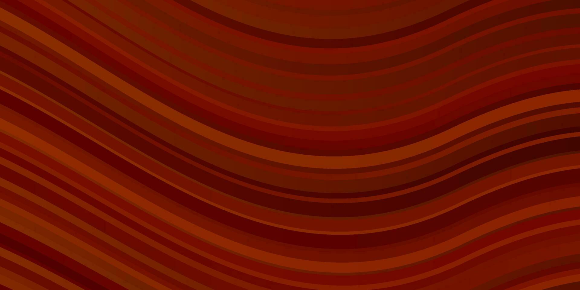 Light Orange vector pattern with lines.