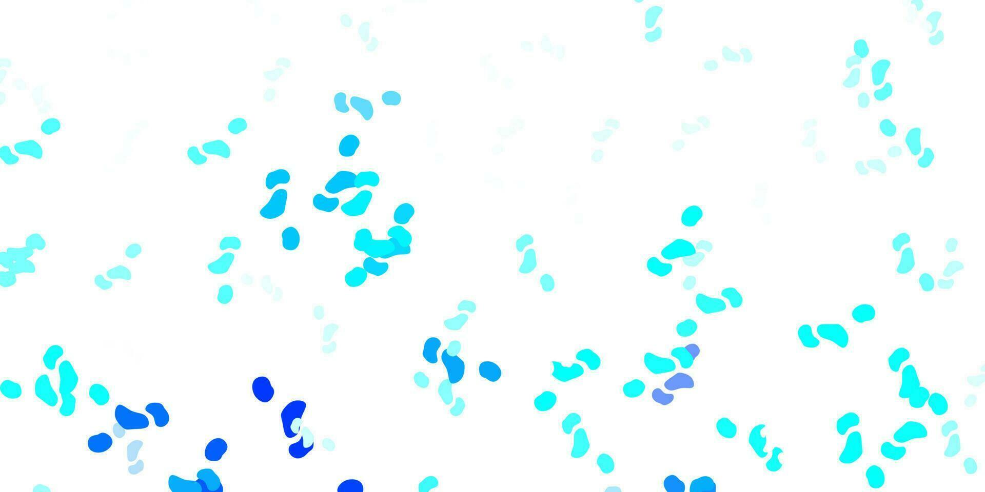 Light blue vector template with abstract forms.