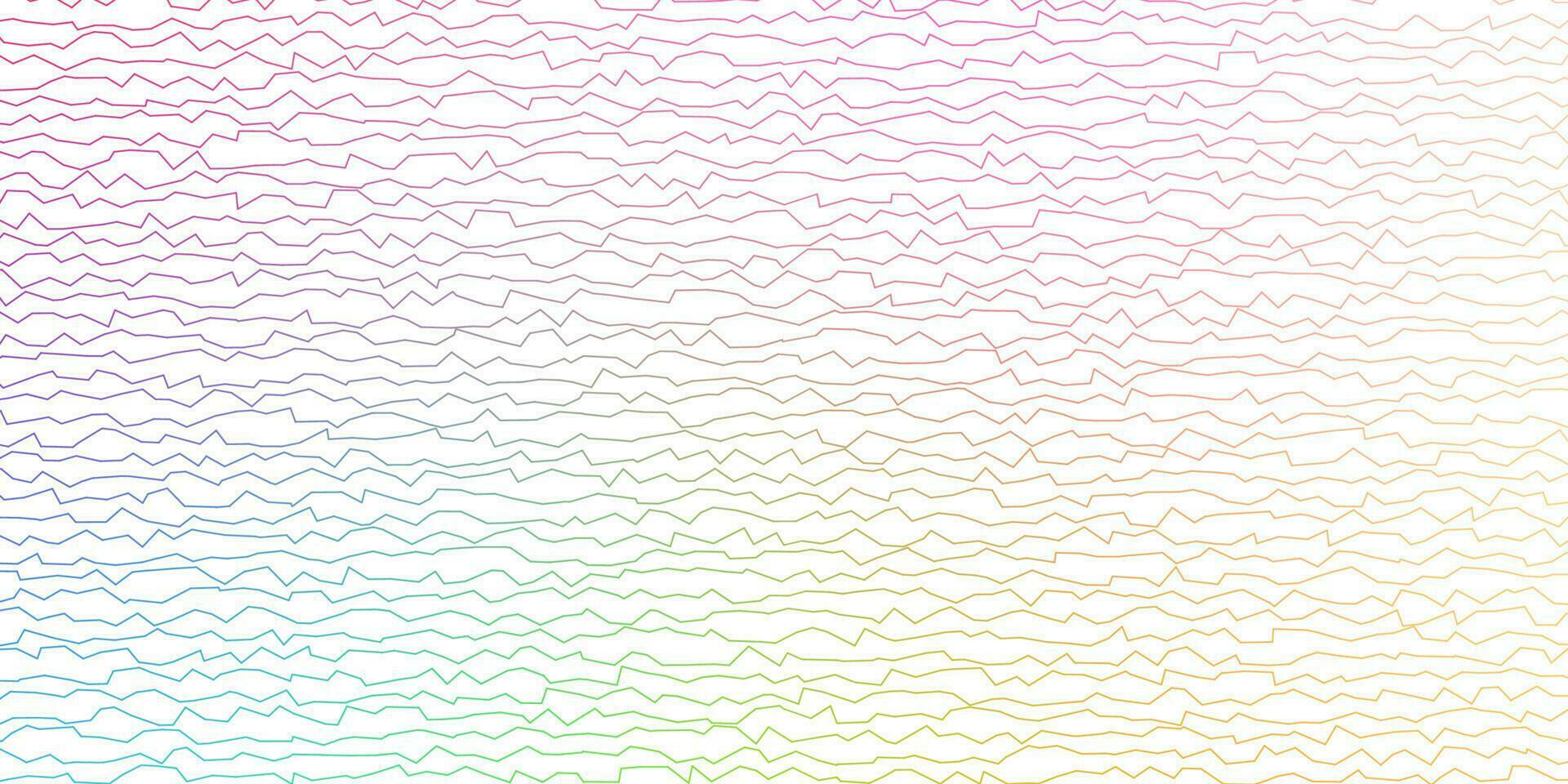 Dark Multicolor vector background with lines.
