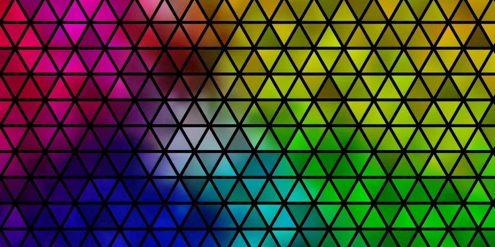 Light Multicolor vector pattern with polygonal style.