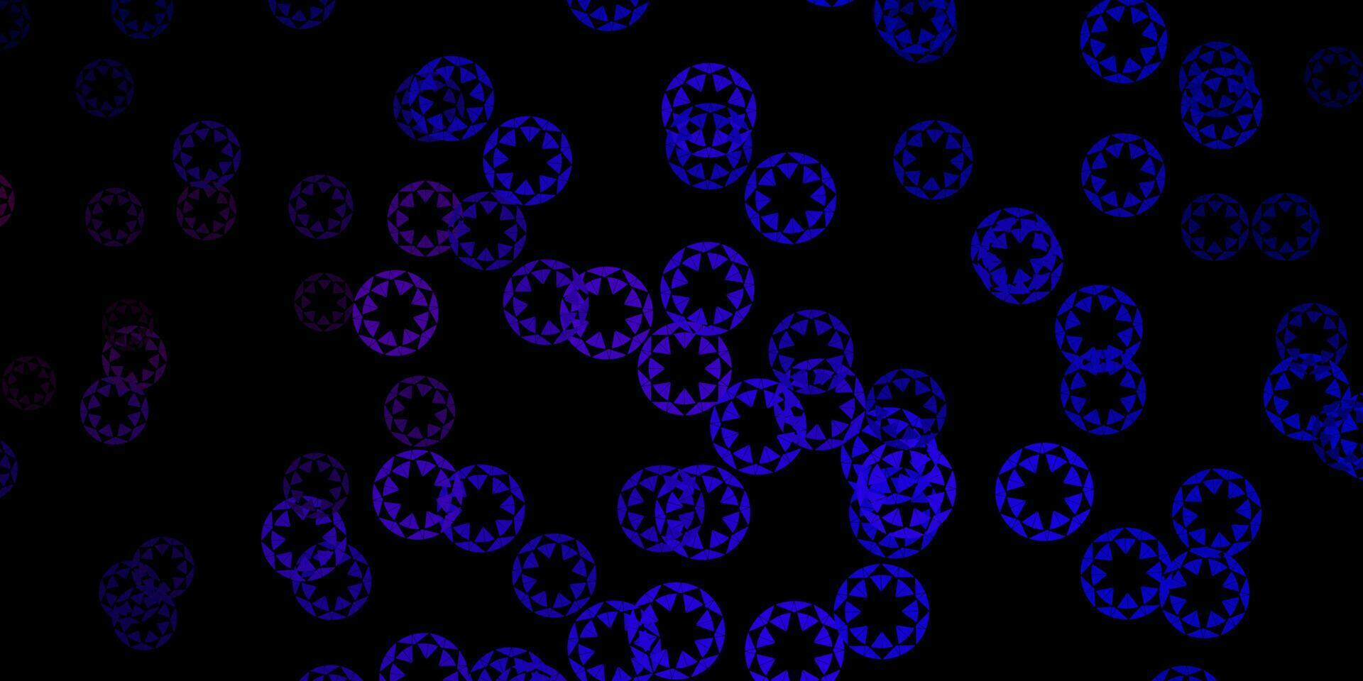 Dark blue, red vector layout with circle shapes.