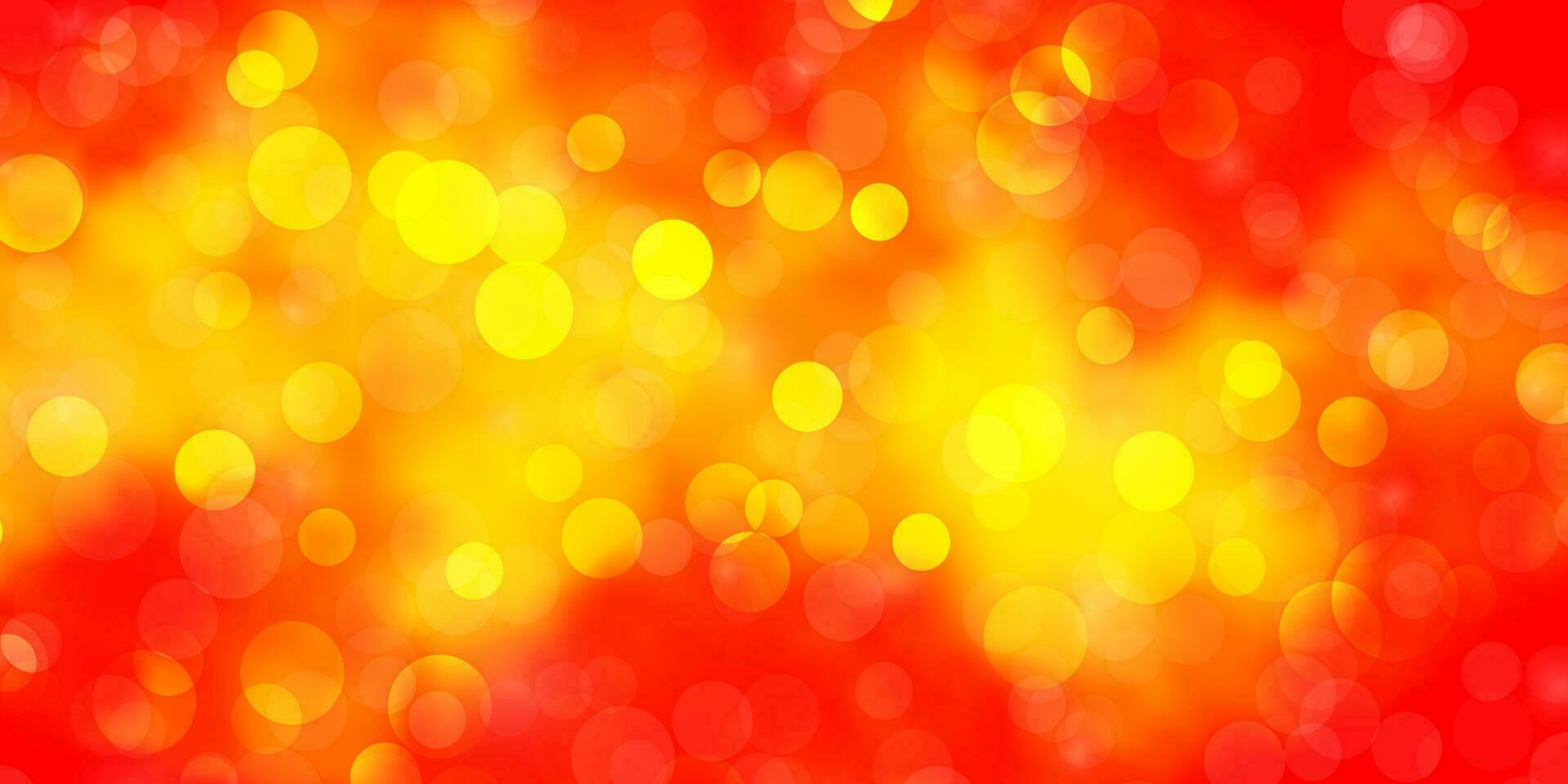 Light Orange vector backdrop with circles.