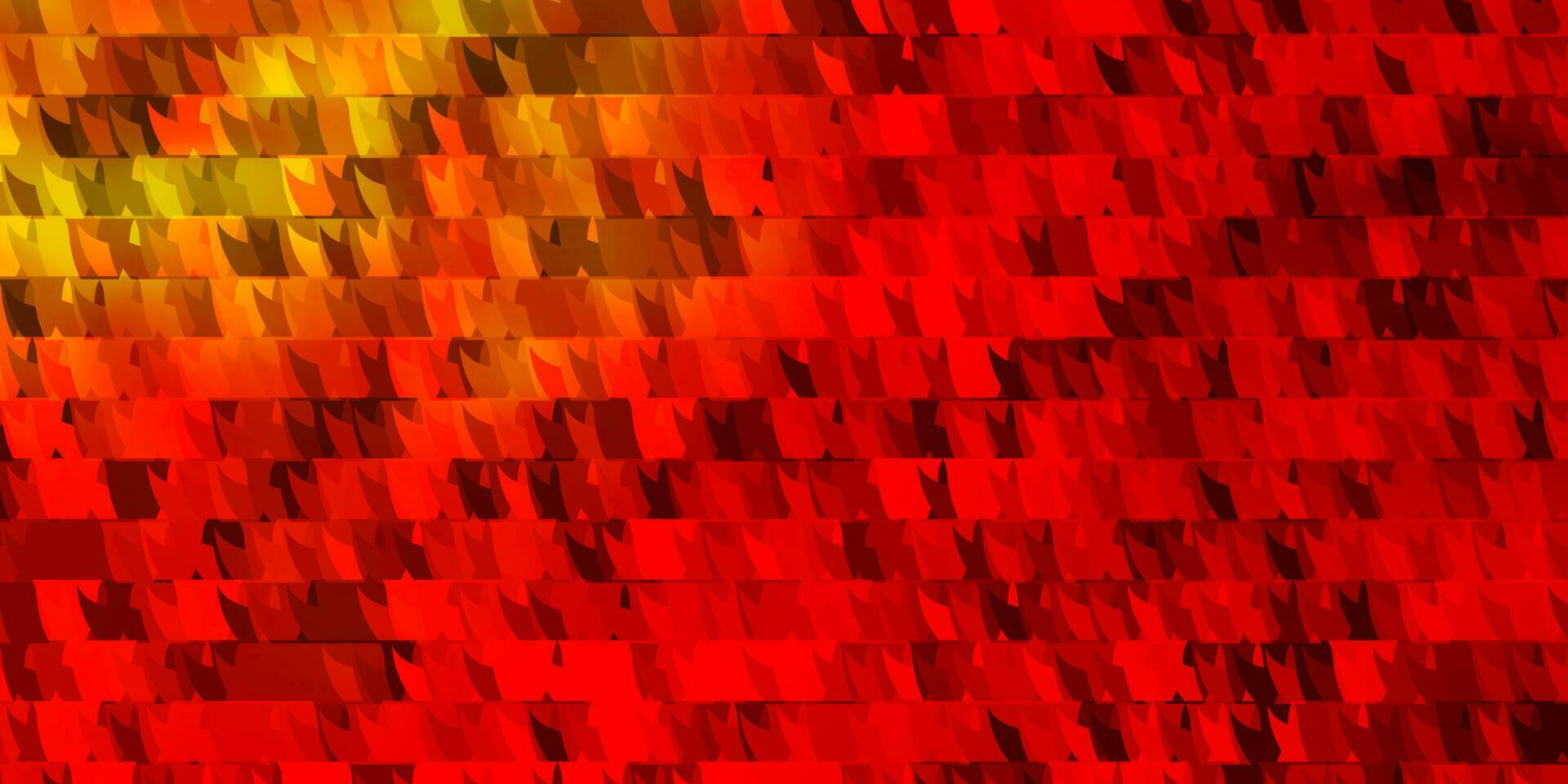 Light Orange vector template with lines, triangles.