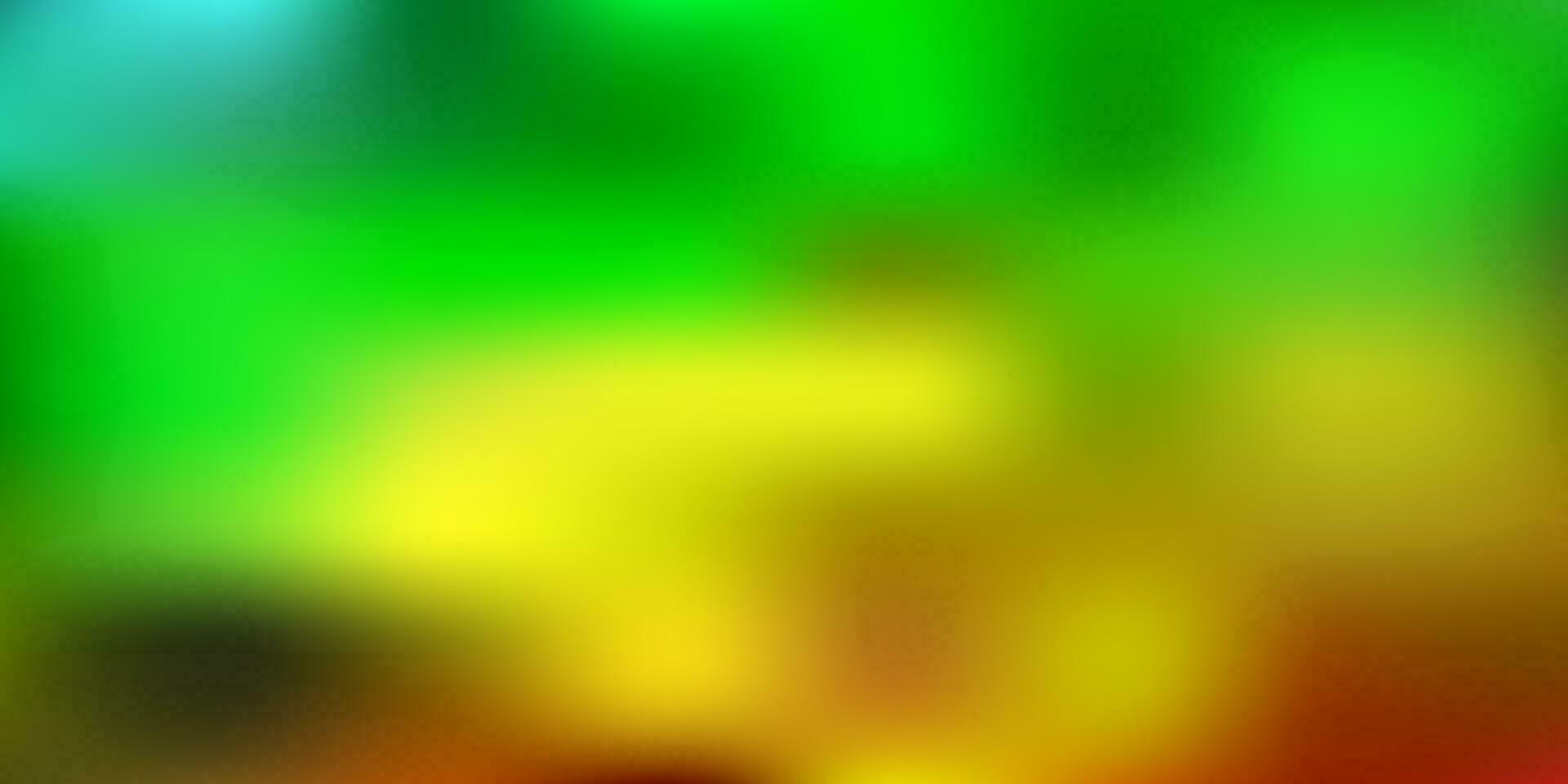 Light green, yellow vector abstract blur pattern.