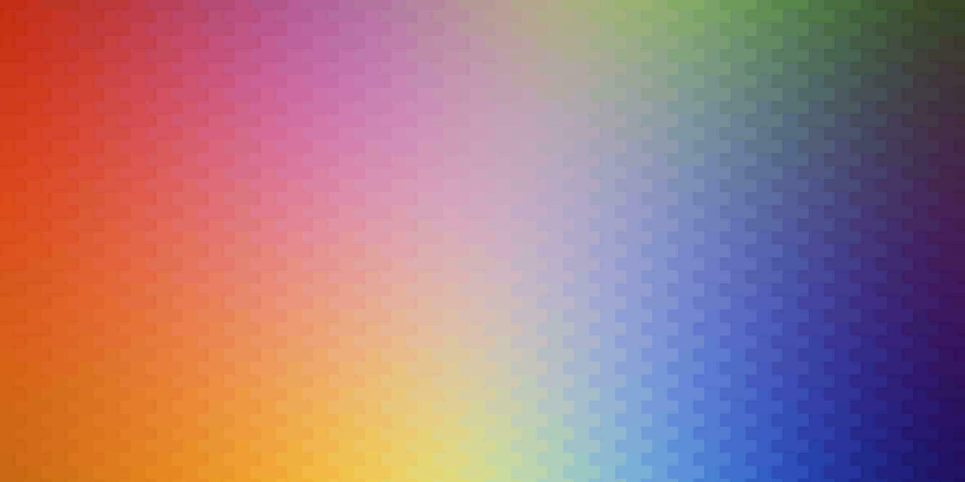 Light Multicolor vector texture in rectangular style.