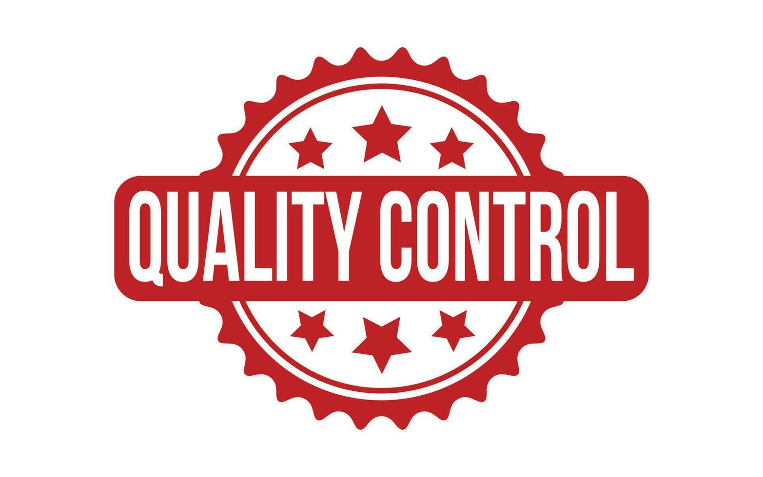 Quality Control rubber grunge stamp seal vector