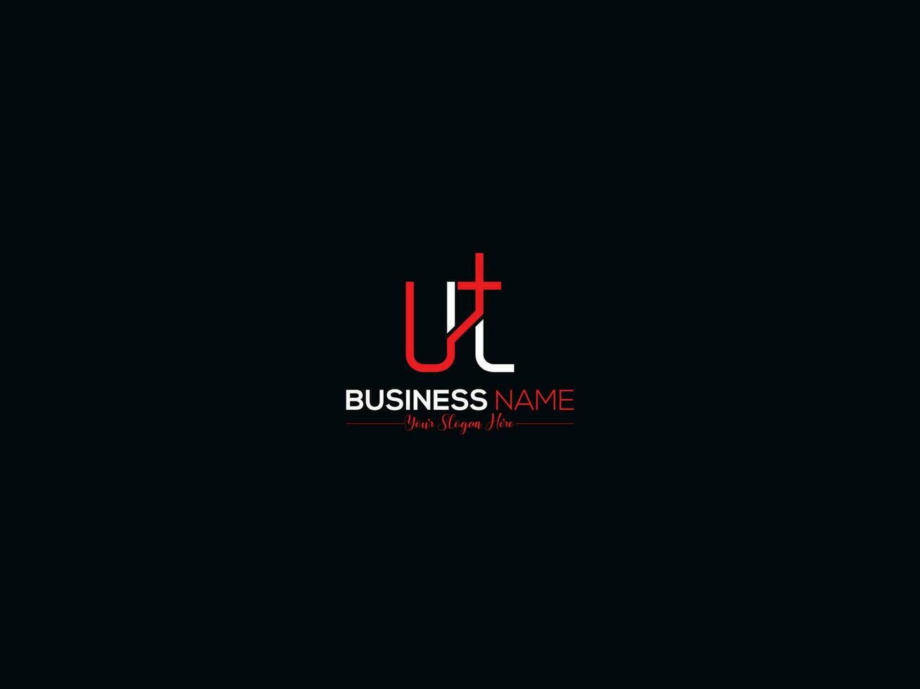 Abstract Luxury Ut Logo Icon, Creative Initial Ut tu Business Logo Icon Design vector