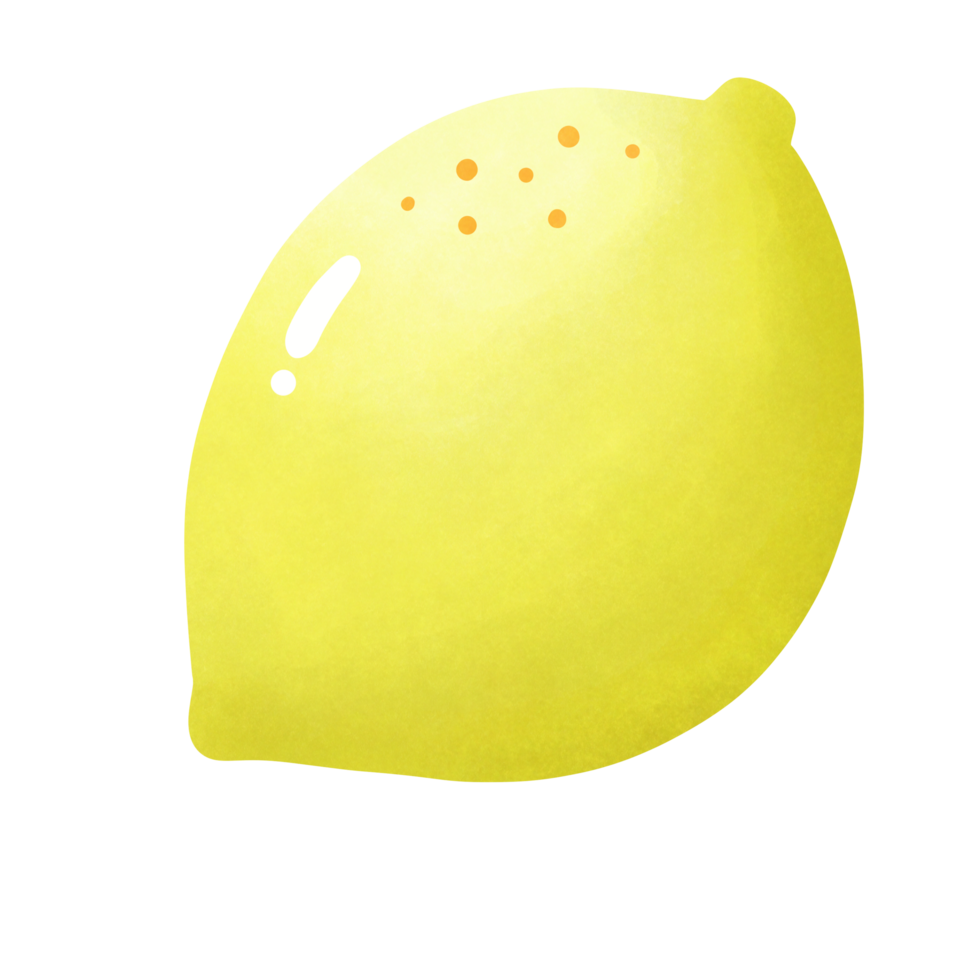 Cute and happy lemon png