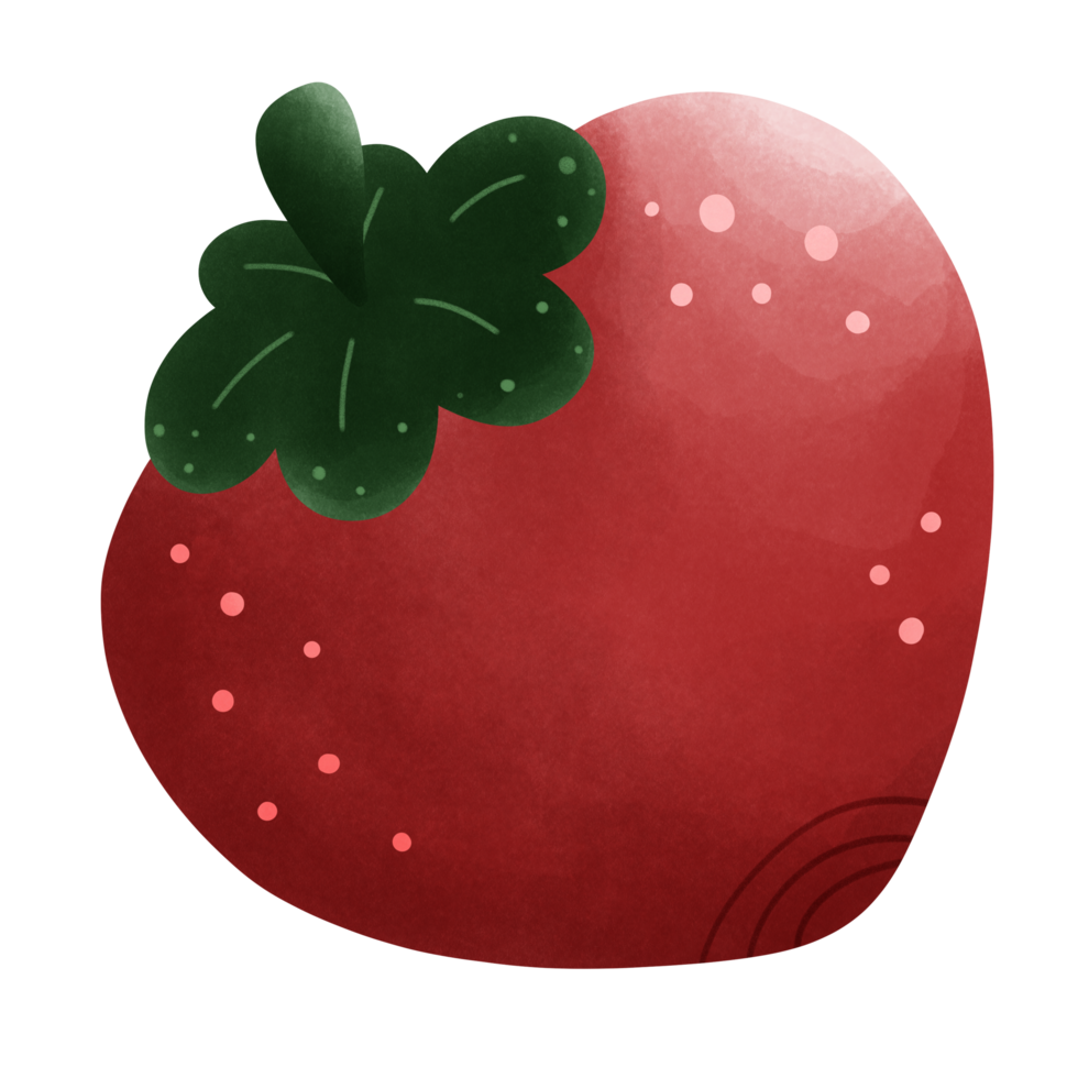 Cute and happy strawberry png