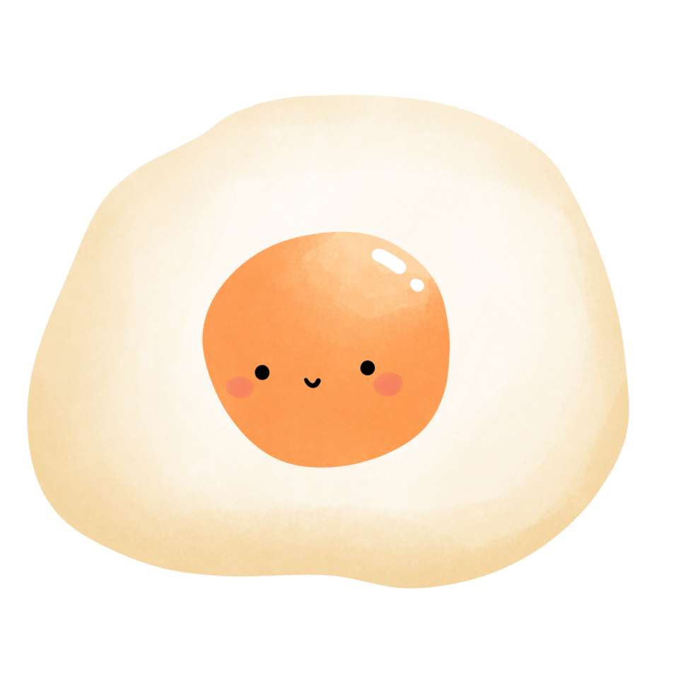 Cute and happy egg png
