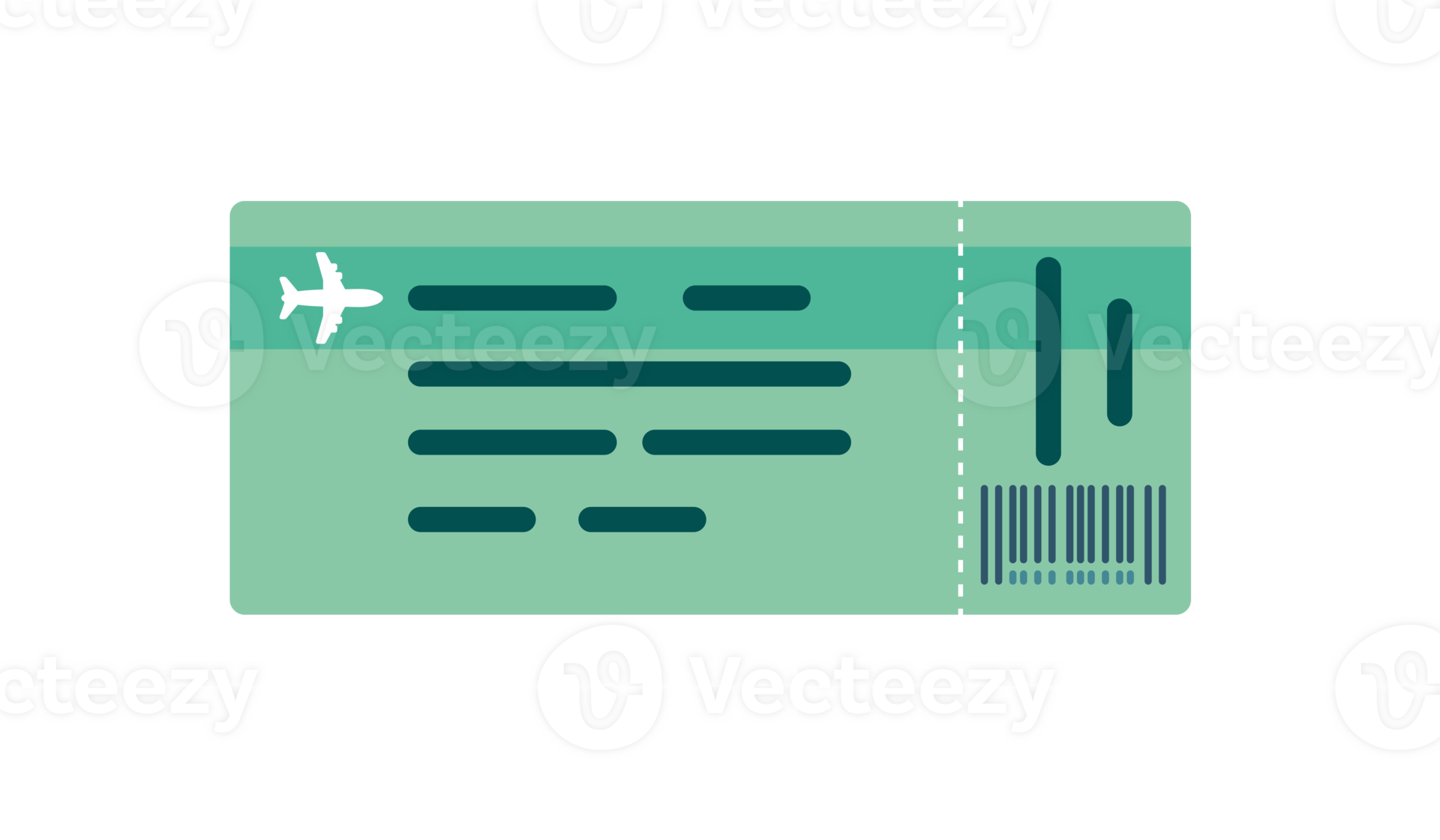 Airplane Ticket Isolated Travel And Tourism Concept 24483491 Png 