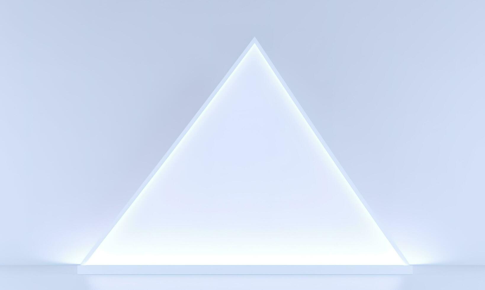 Realistic podium display with neon white lights, Product display background with light frame, White prodium product display with light effect, neon lights background, generate ai photo