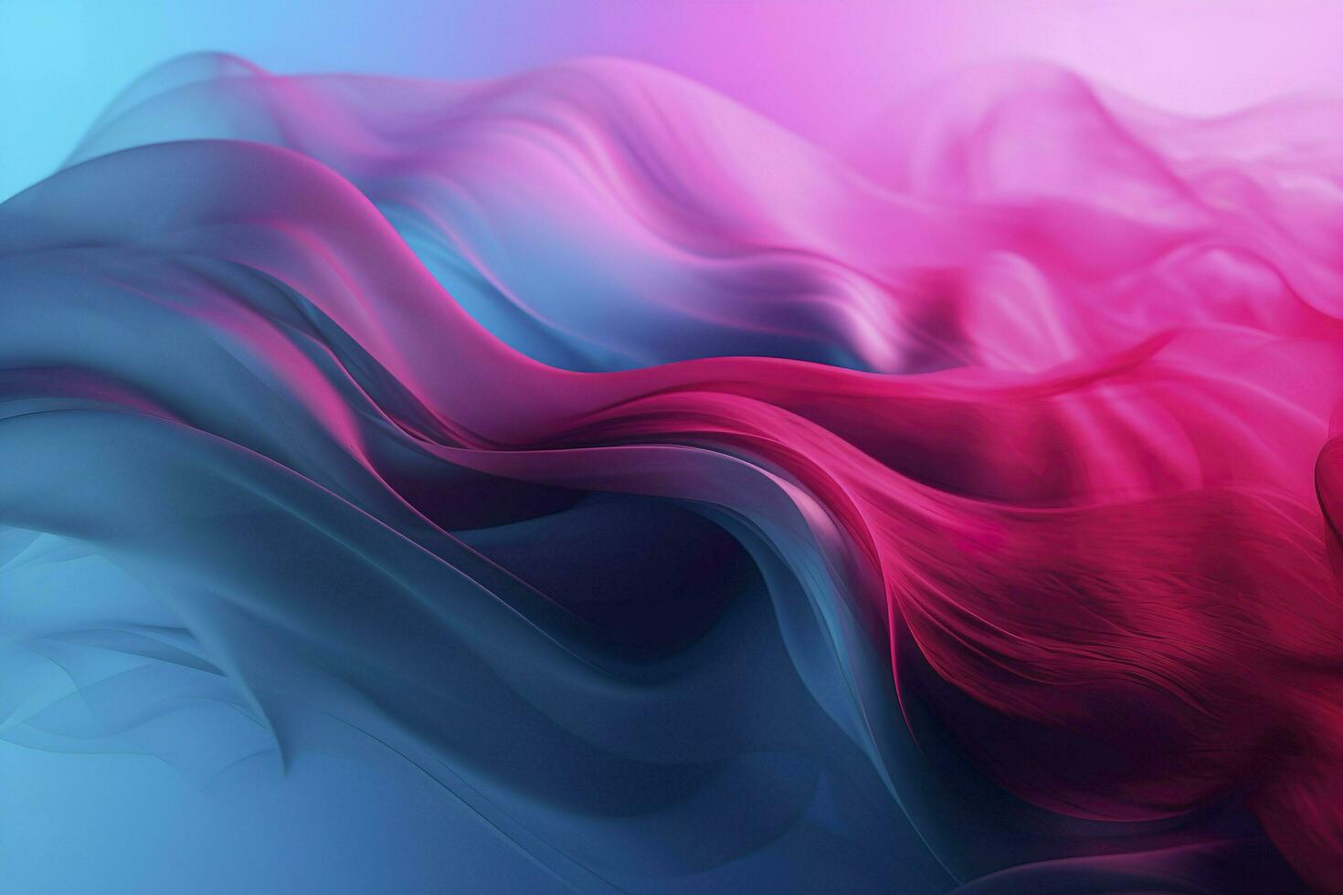 bright pink and blue ambient soft swish background, generate ai photo
