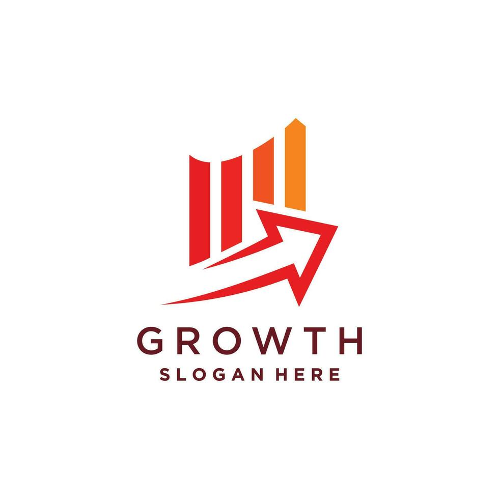 Investment logo vector with modern creative idea