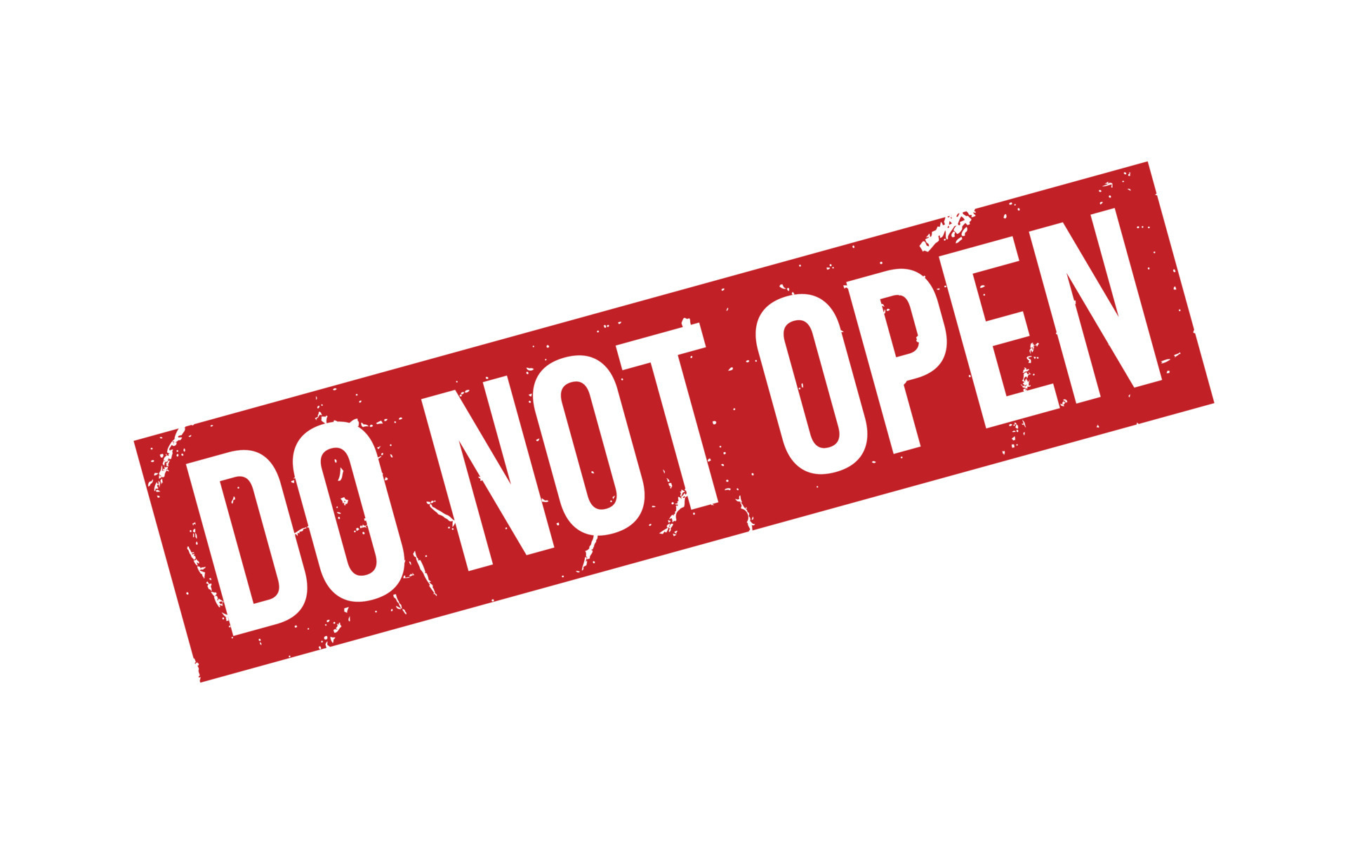 Red Do Not Open Rubber Stamp Seal Vector 24484242 Vector Art at Vecteezy