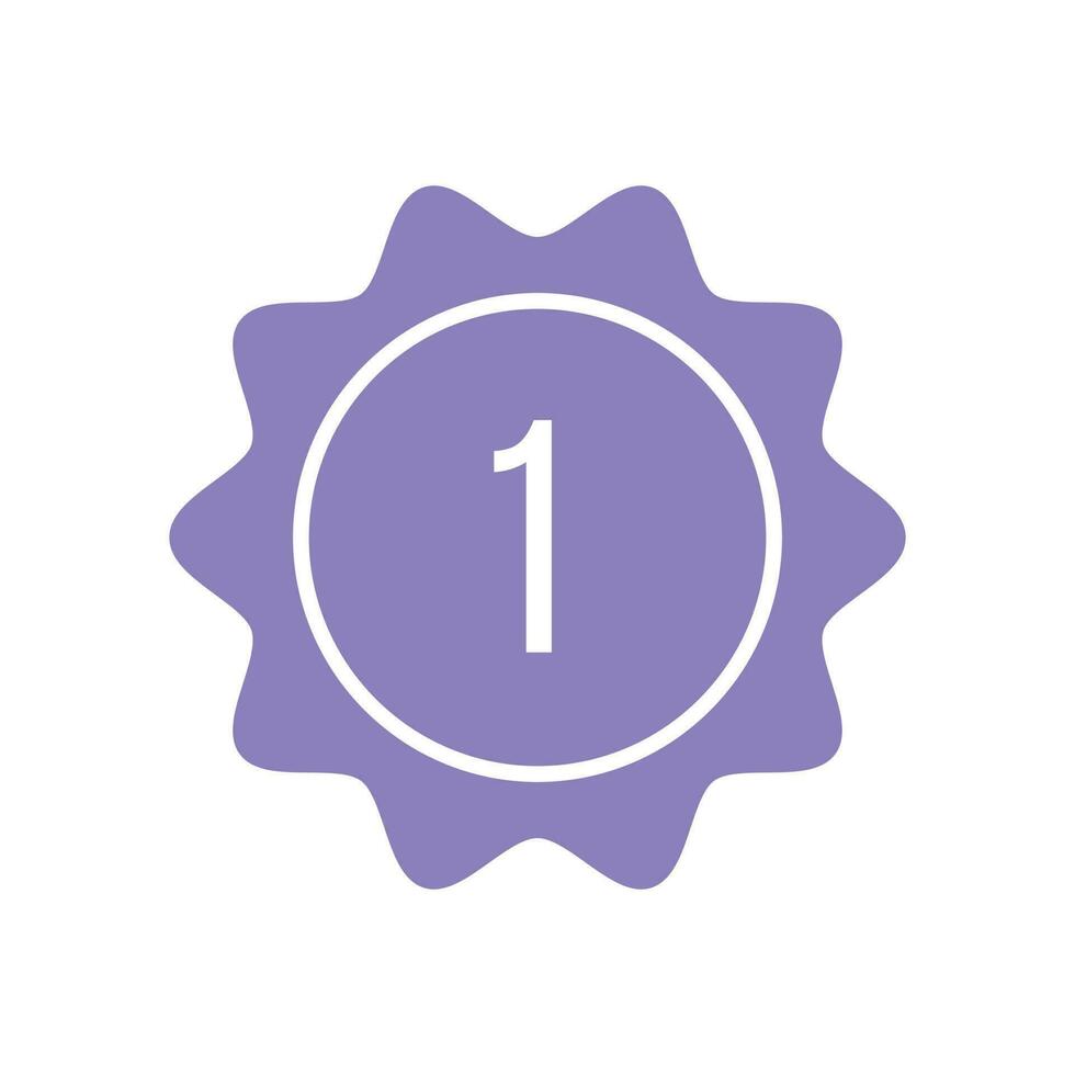 Flat Medal Icon Symbol Vector Illustration