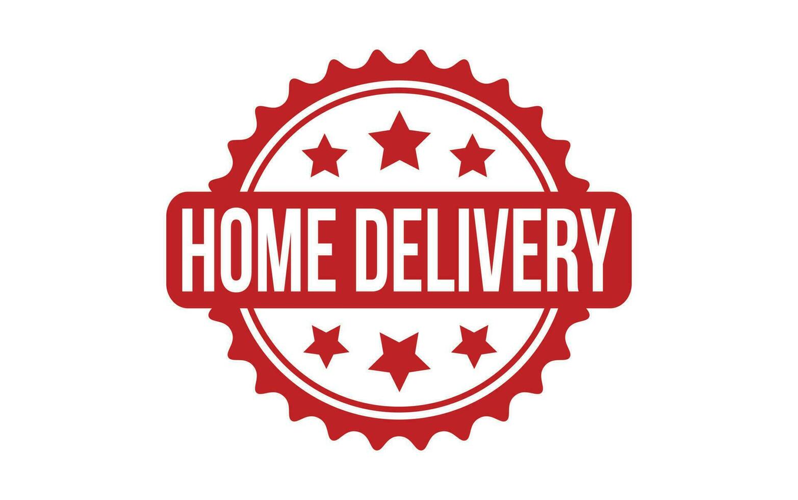 Home Delivery rubber grunge stamp seal vector