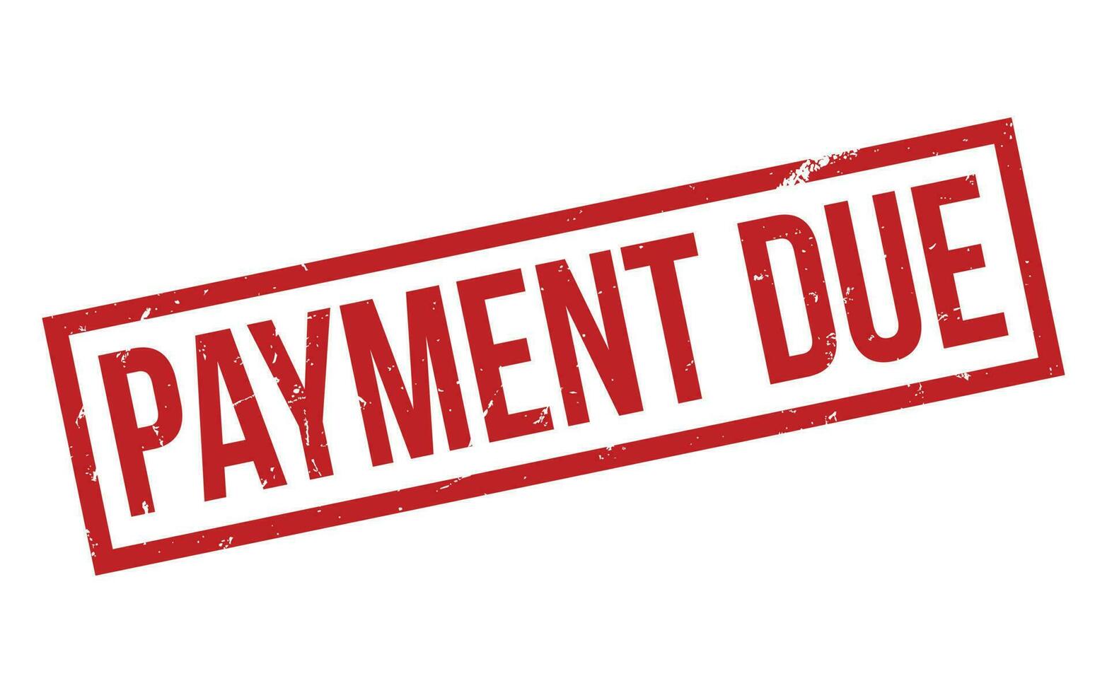 Payment Due Rubber Stamp Seal Vector