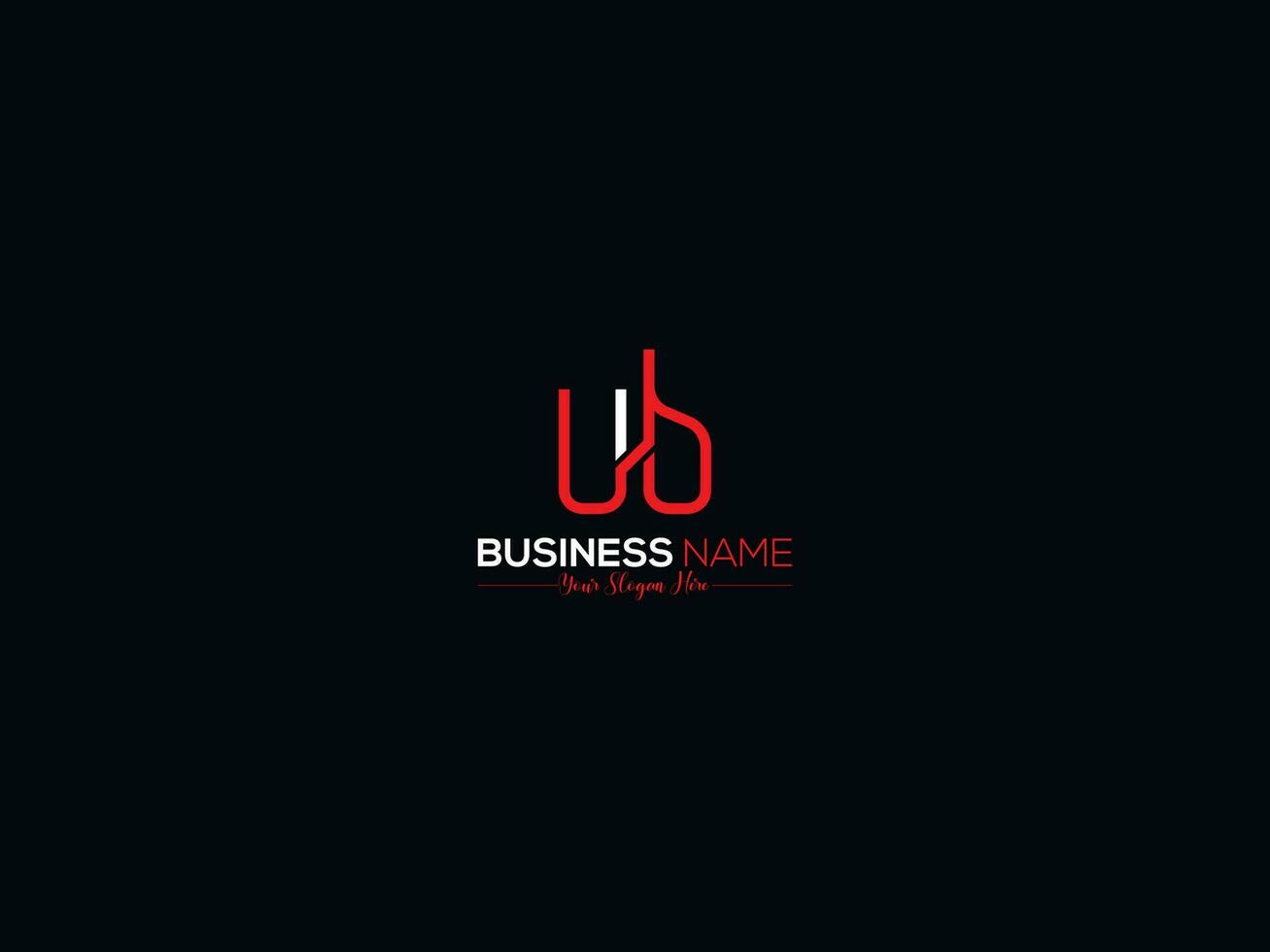 Abstract Luxury Ub Logo Icon, Creative Initial Ub bu Business Logo Icon Design vector